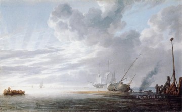 willem coenraetsz coymans Painting - sSeasc marine Willem van de Velde the Younger boat seascape
